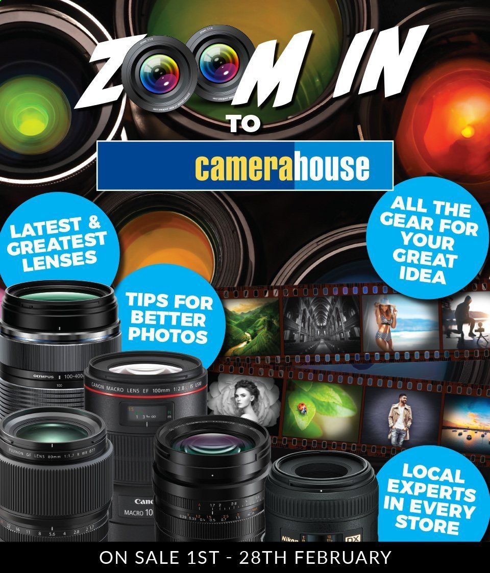 Camera House catalogue  - 1.2.2021 - 28.2.2021. Page 1.