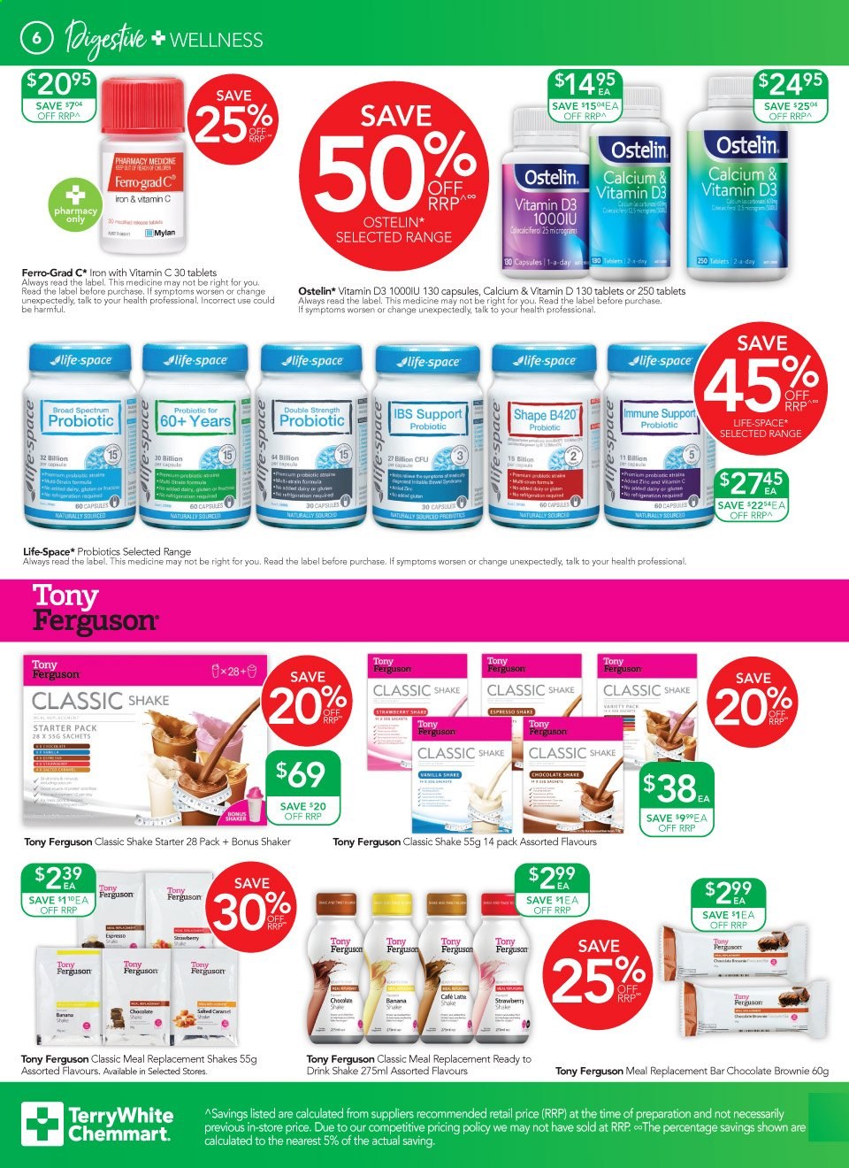 TerryWhite Chemmart catalogue  - 4.3.2021 - 23.3.2021. Page 6.