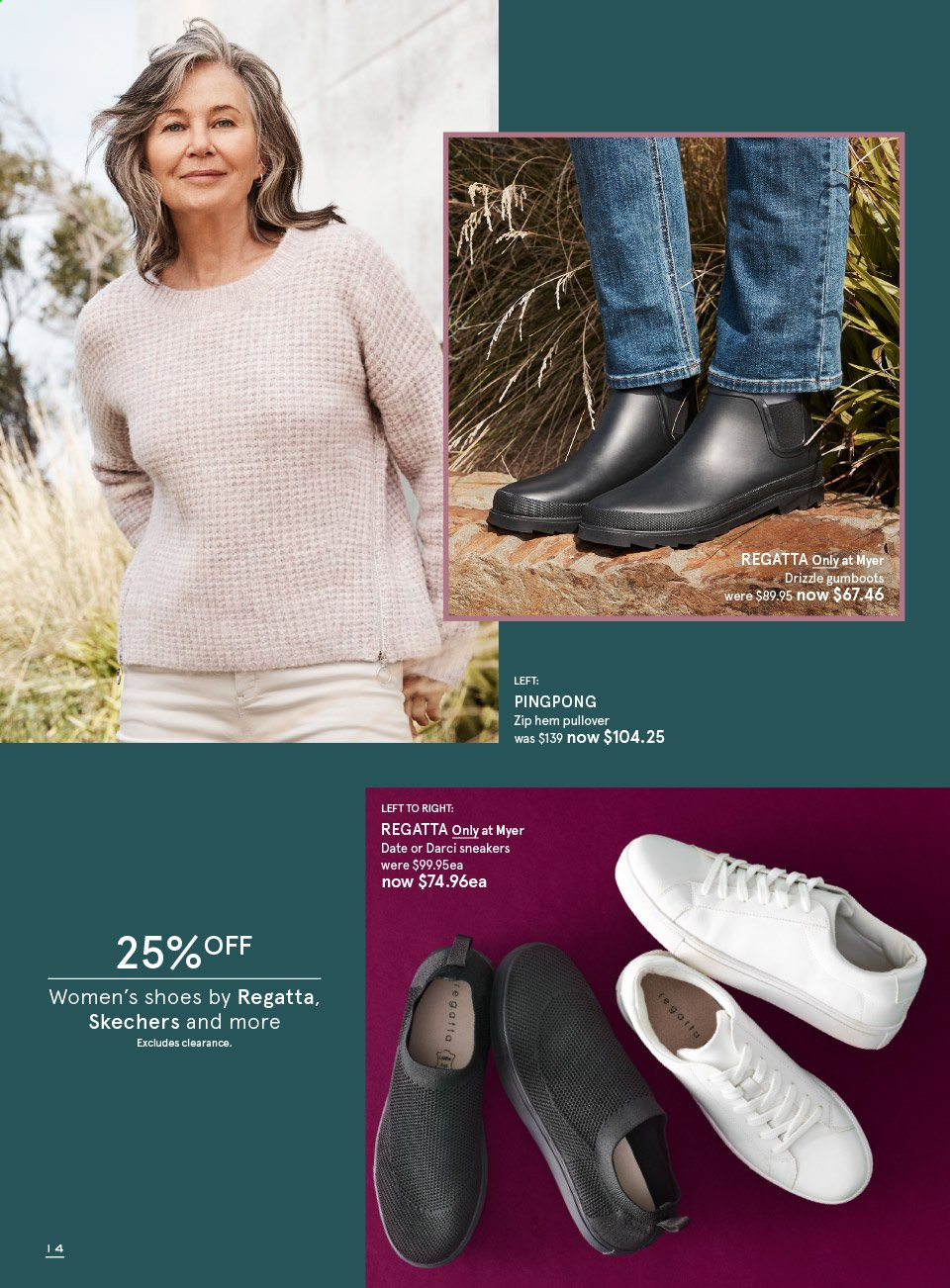 Myer catalogue  - 10.5.2021 - 25.5.2021. Page 14.