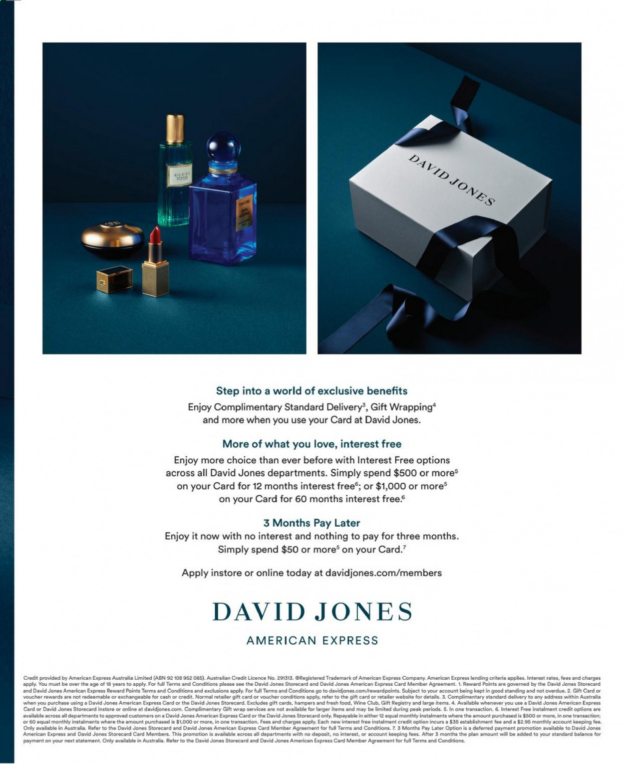 David Jones catalogue.