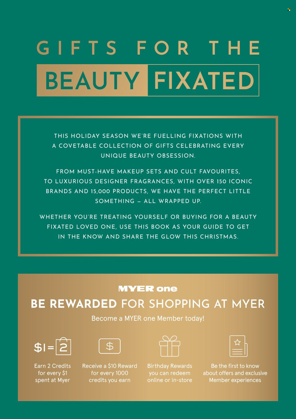 Myer catalogue . Page 2.