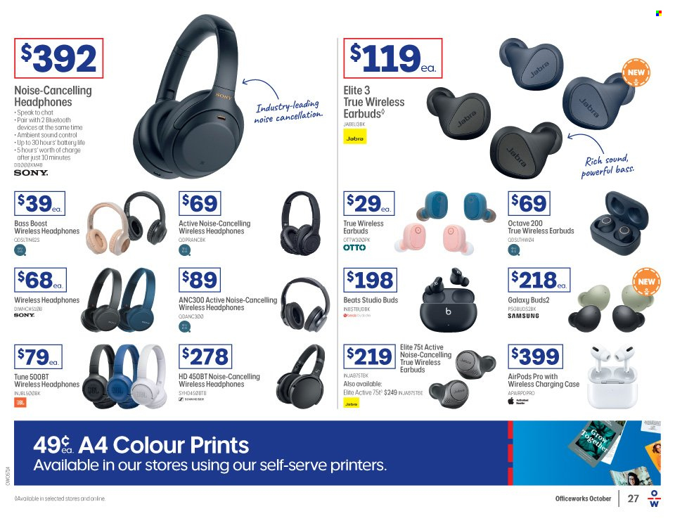 Officeworks catalogue - 14.10.2021 - 27.10.2021.