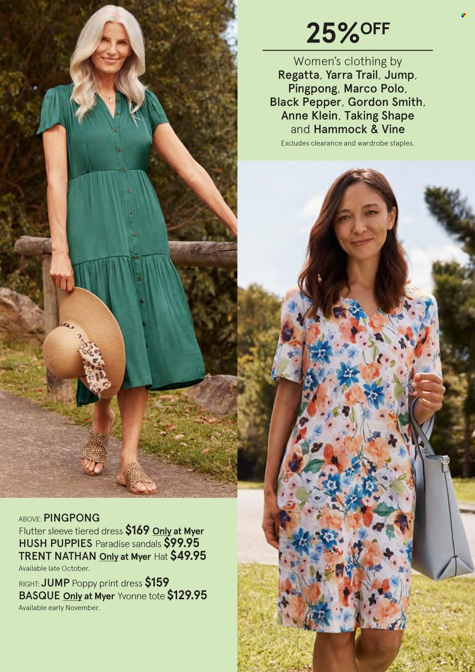 Myer catalogue  - 25.10.2021 - 7.11.2021. Page 9.