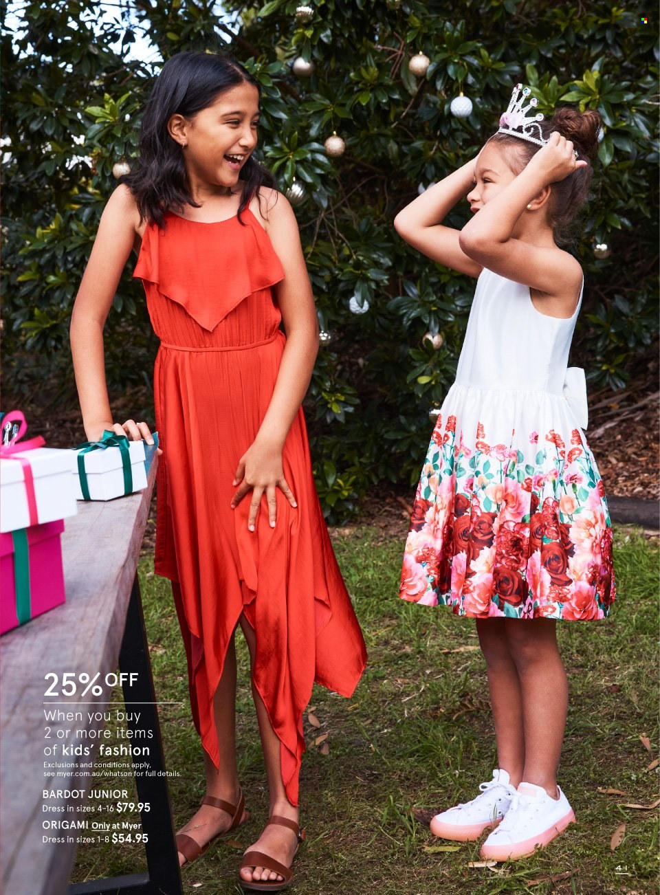 Myer catalogue  - 13.11.2021 - 5.12.2021. Page 41.