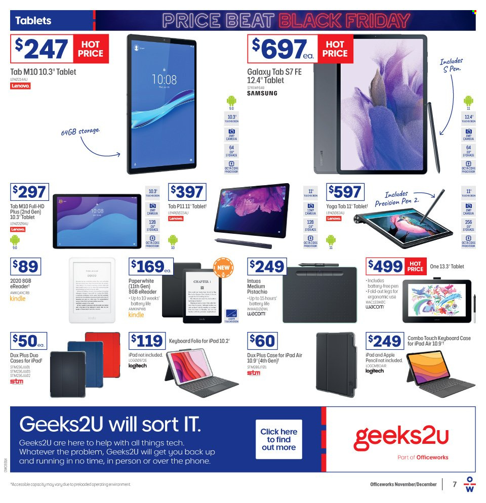 Officeworks catalogue - 22.11.2021 - 29.11.2021.
