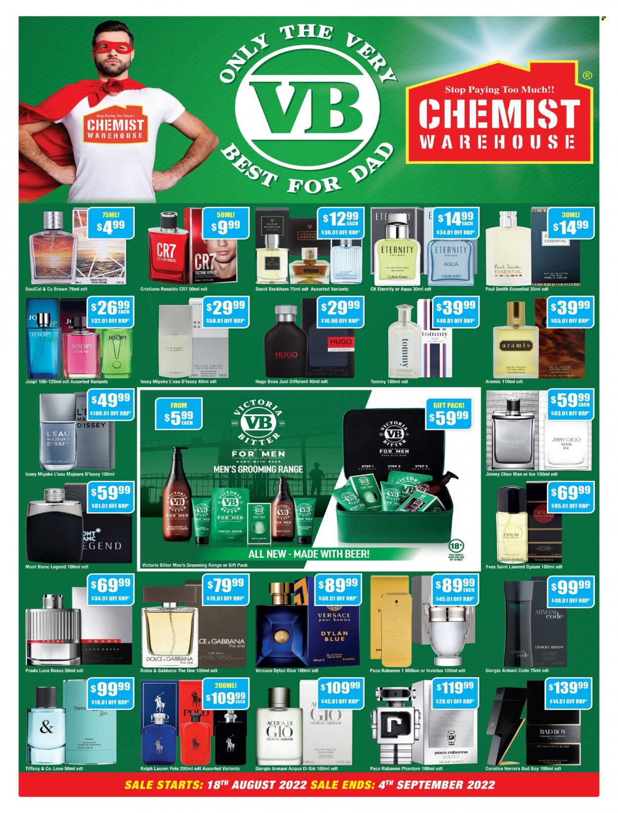 Chemist Warehouse catalogue - 18.8.2022 - 4.9.2022.