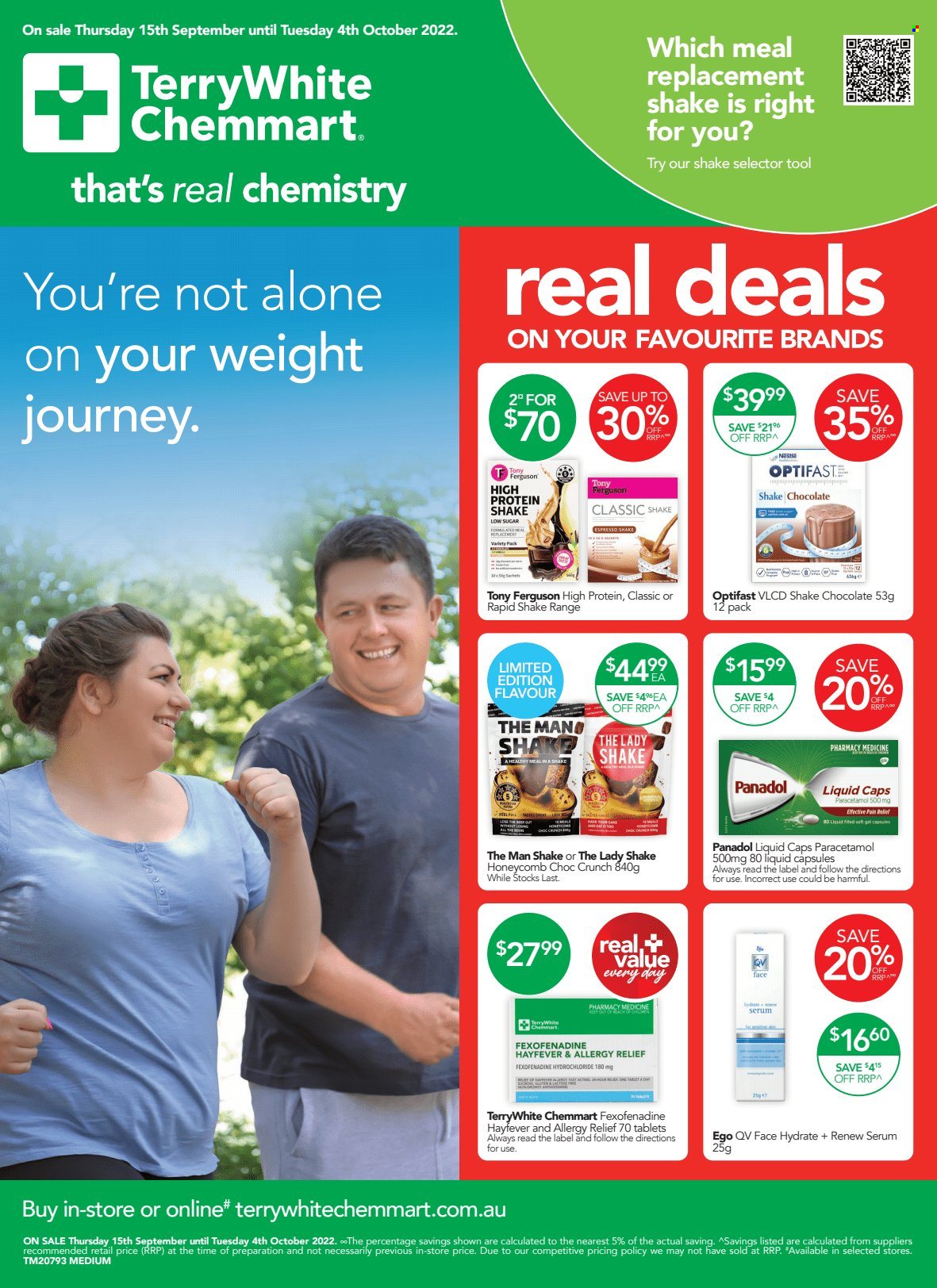 TerryWhite Chemmart catalogue - 15.9.2022 - 4.10.2022.