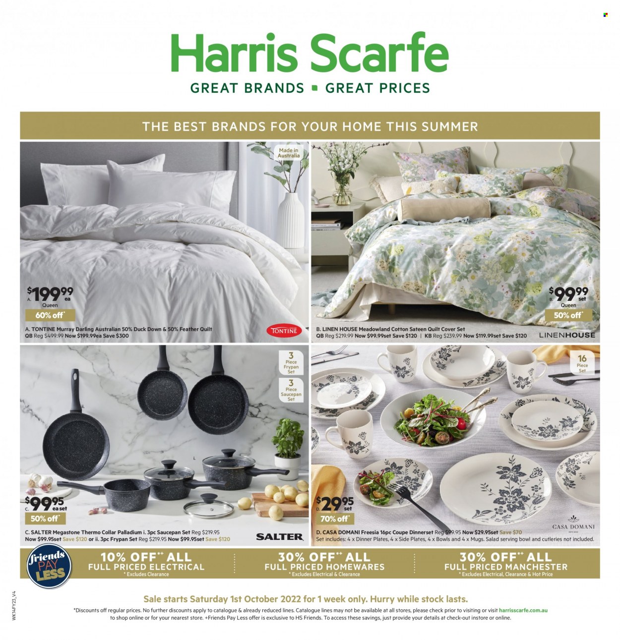 Harris Scarfe catalogue.