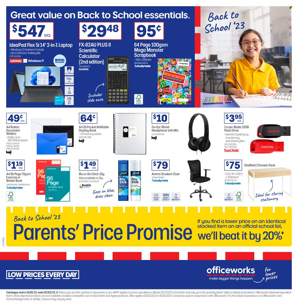 Officeworks catalogue - 19.1.2023 - 2.2.2023.