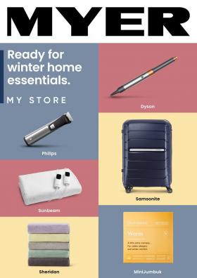 Myer - Ready For Winter Home Essentials - Softgoods