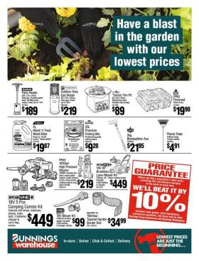 Bunnings Warehouse - Have a Blast in the Garden with Our Lowest Prices