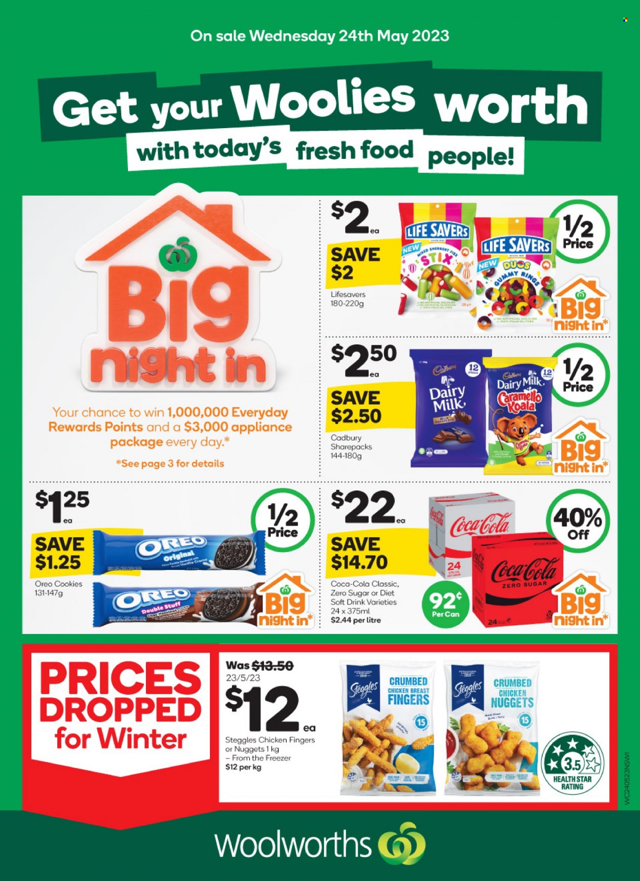 Woolworths catalogue  - 24.5.2023 - 30.5.2023. Page 1.