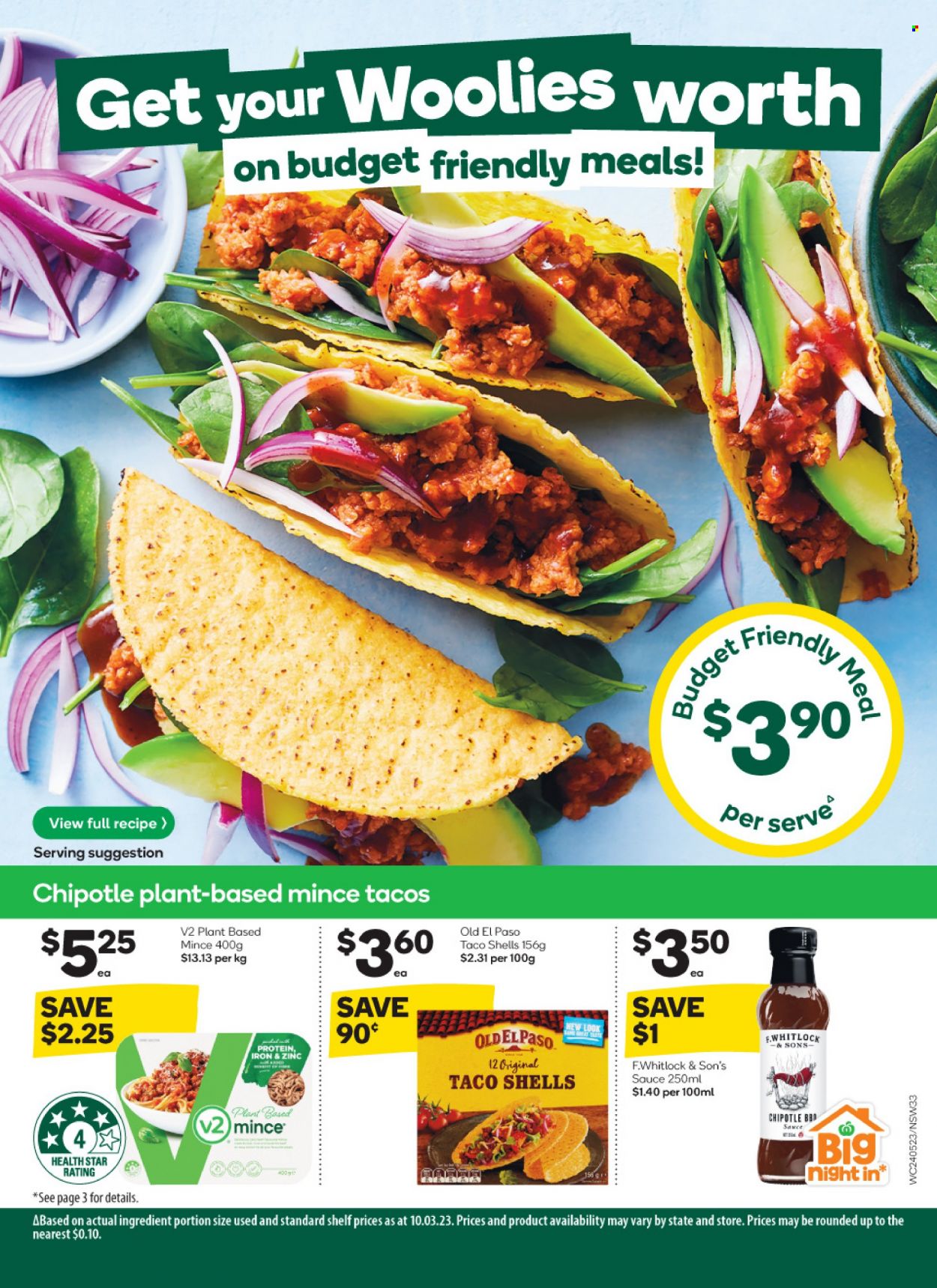 Woolworths catalogue  - 24.5.2023 - 30.5.2023. Page 33.
