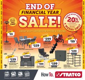 Stratco - End Of Financial Year Sale!