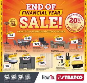 Stratco - End Of Financial Year Sale!
