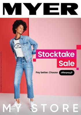 Myer - Stocktake Sale - Softgoods