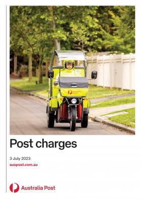 Australia Post - Post charges guide
