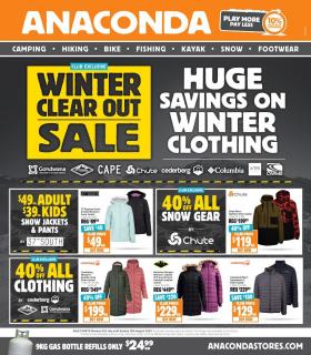Anaconda - Winter Clear Out Sale