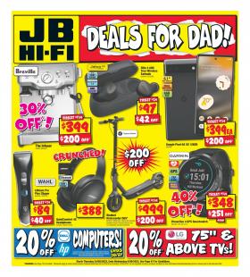 JB Hi-Fi - Deals for Dad!