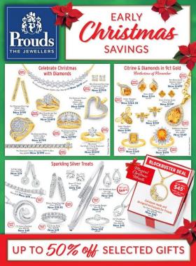 Prouds The Jewellers - Early Christmas Savings