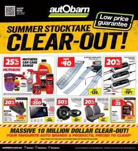 Autobarn - Summer Stocktake Clear-Out!