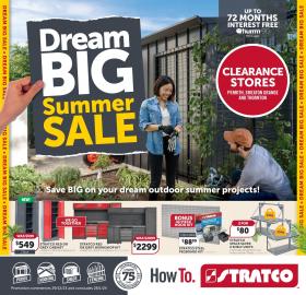 Stratco - Dream Big Summer Sale