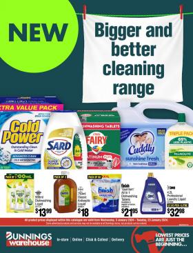 Bunnings Warehouse - Bigger and Better Cleaning Range
