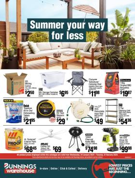 Bunnings Warehouse - Summer Your Way For Less