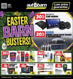 Autobarn - EASTER BARN BUSTERS !