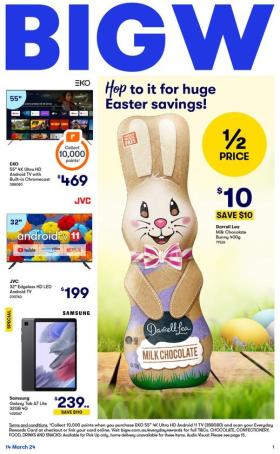 BIG W - Hop To It For Huge Easter Savings!