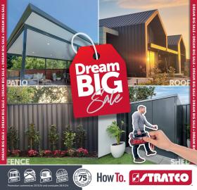 Stratco - Dream BIG Sale