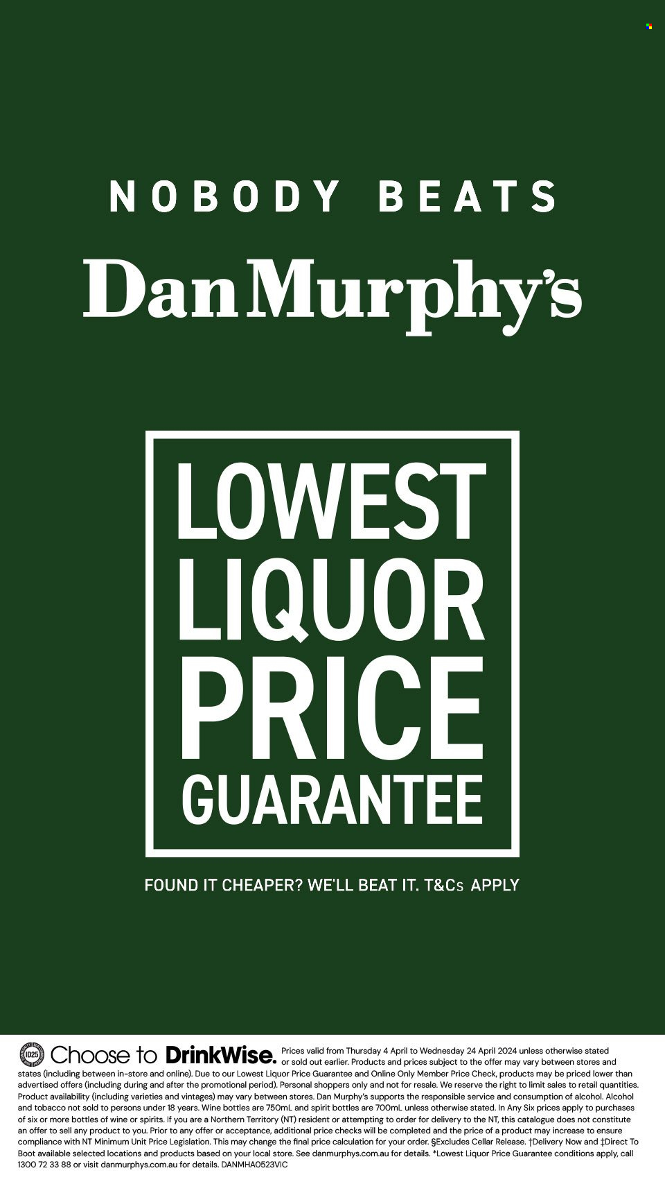 Dan Murphy's catalogue - 4.4.2024 - 24.4.2024.
