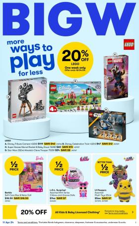 BIG W - More Ways To Play For Less