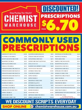 Chemist Warehouse - Discounted ! Prescriptions