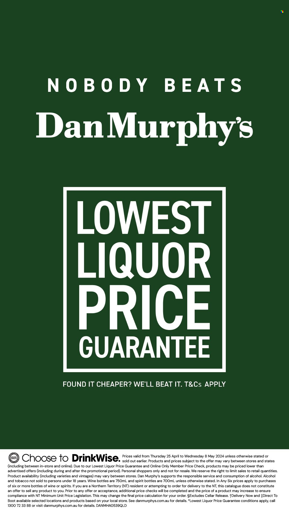 Dan Murphy's catalogue - 25.4.2024 - 8.5.2024.