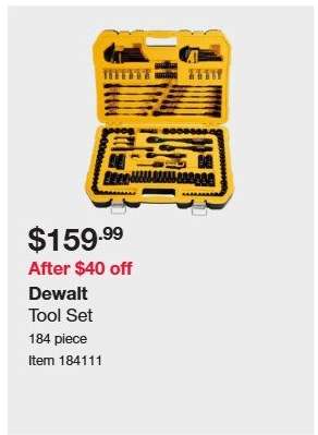 Dewalt Tool Set