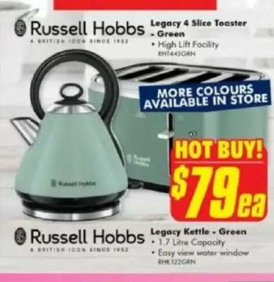 Russell Hobbs Legacy Kettle - Green
