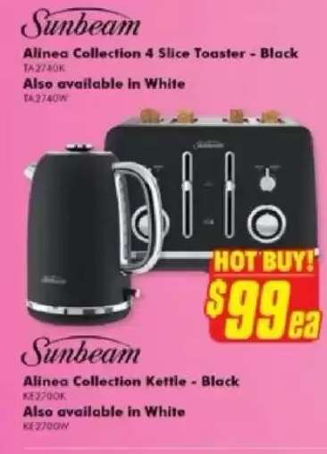 Sunbeam Alinea Collection Kettle - Black