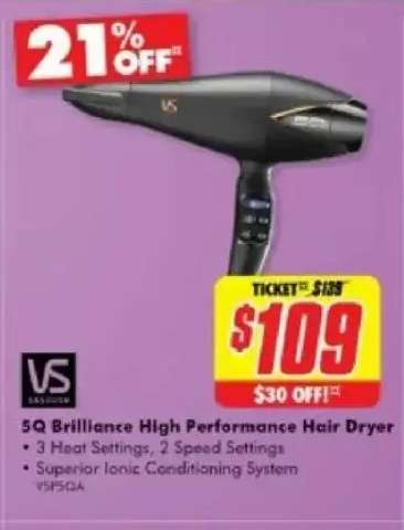 5Q Brilliance High Performance Hair Dryer