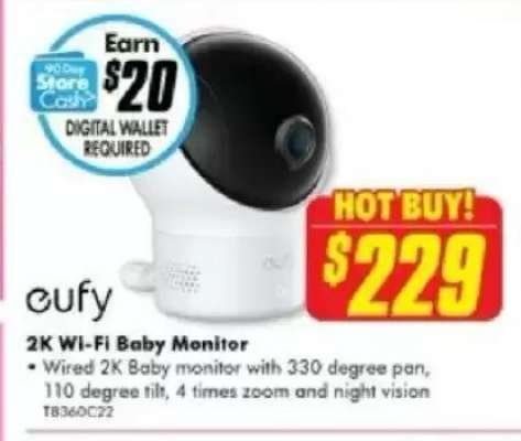 2K Wi-Fi Baby Monitor