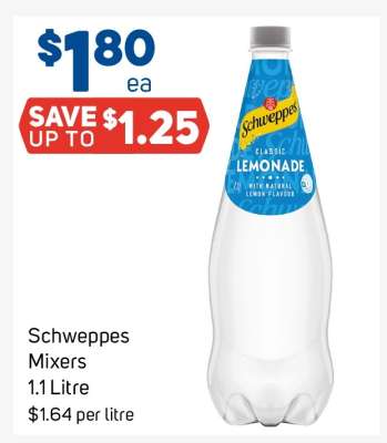 Schweppes Mixers