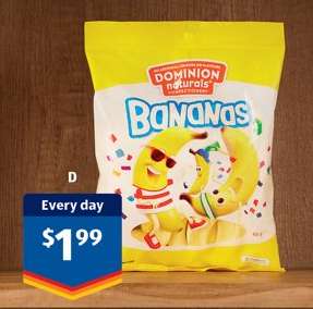 DOMINION naturals Bananas