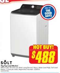 SÖLT 7kg Top Load Washer