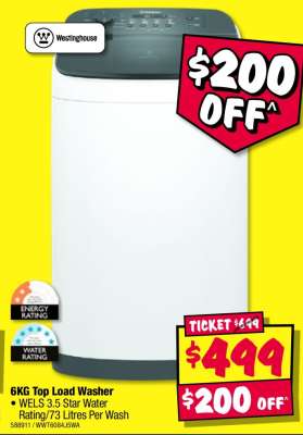 6KG Top Load Washer