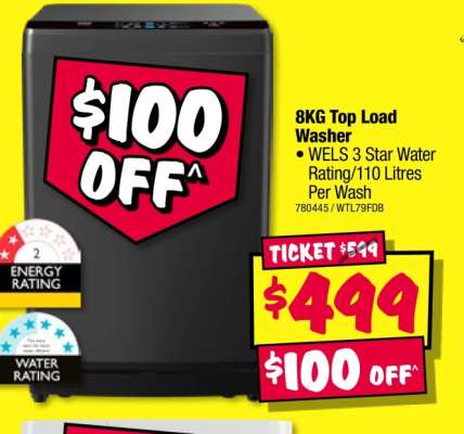 8KG Top Load Washer