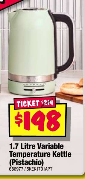 1.7 Litre Variable Temperature Kettle (Pistachio)