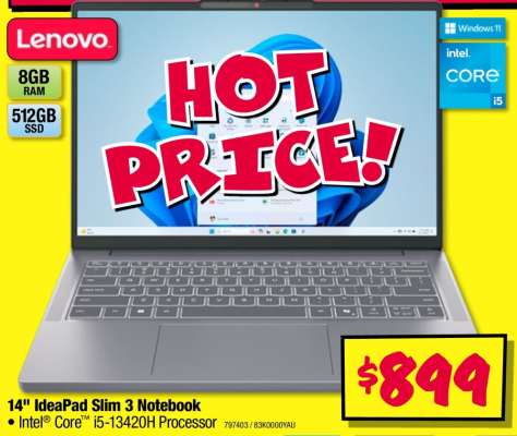 14" Ideapad Slim 3 Notebook