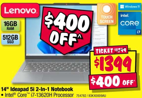 14" Ideapad 5i 2-In-1 Notebook