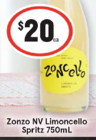 Zonzo NV Limoncello Spritz 750mL