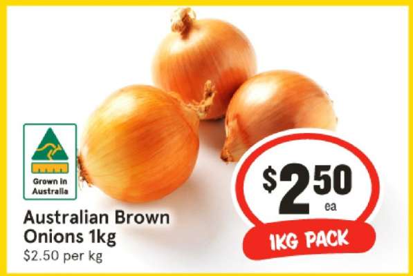 Australian Brown Onions 1kg